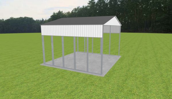 3 Car Carport 28 x 25 x 16