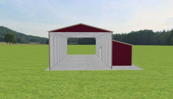 Carport with Storage 18 x 40 x 11 - Image 2