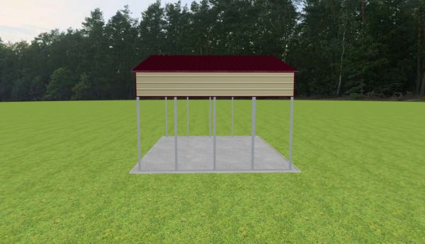 3 Car Carport 28 x 20 x 13 - Image 3