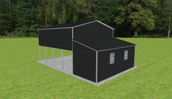 Carport with Storage 18 x 20 x 12 - Image 2