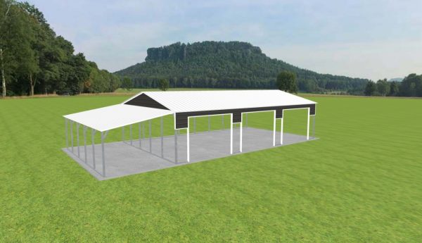 3 Car Carport 24 x 40 x 9