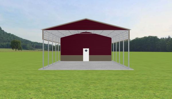 Carport with Storage 26 x 35 x 12 - Image 2