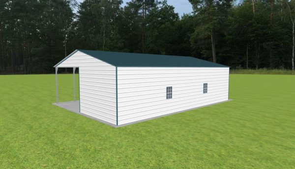 Carport with Storage 28 x 40 x 10 - Image 3