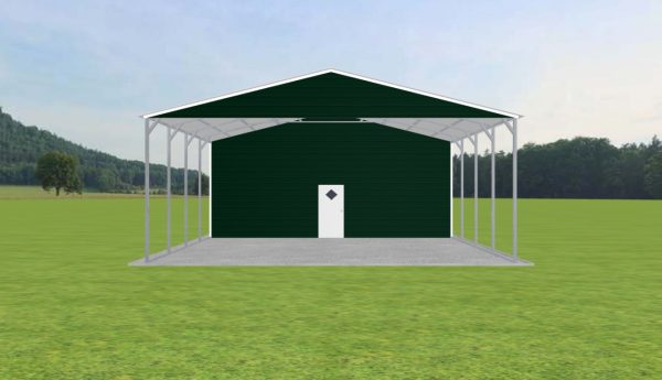 Carport with Storage 30 x 25 x 12 - Image 2