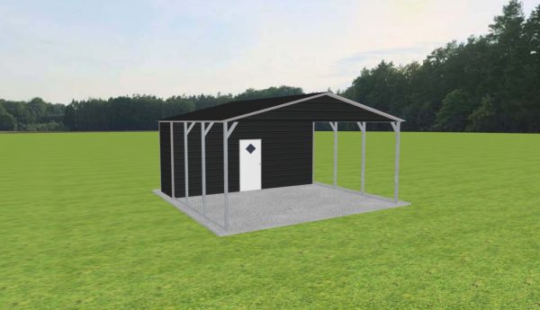 Carport with Storage 20 x 20 x 9