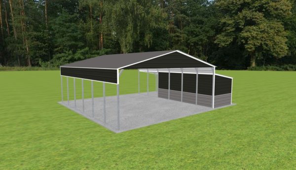 Carport with Storage 26 x 30 x 10 - Image 5