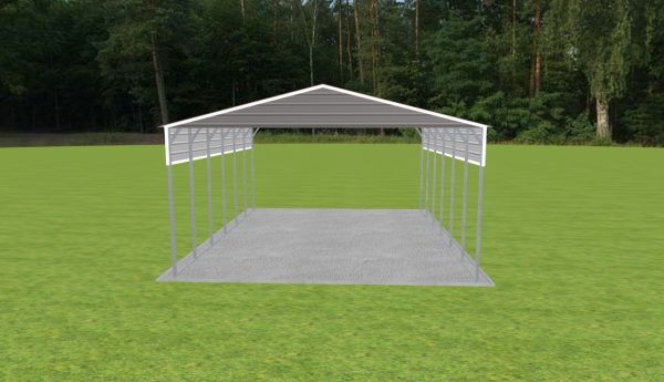 2 Car Carport 24 x 30 x 12 - Image 2