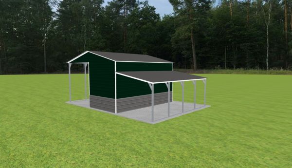 Carport with Storage 20 x 20 x 11 - Image 5