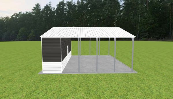 Carport with Storage 30 x 25 x 10 - Image 5