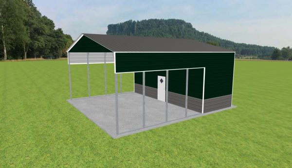 Carport with Storage 28 x 30 x 13