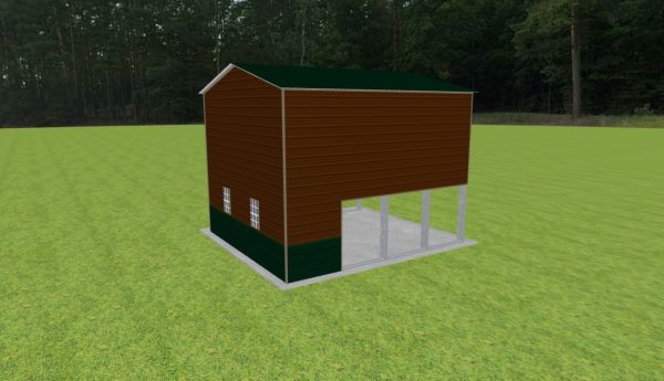 Carport with Storage 18 x 20 x 15 - Image 4