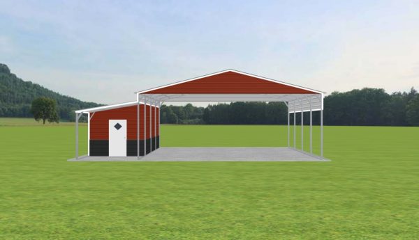 Carport with Storage 30 x 20 x 11