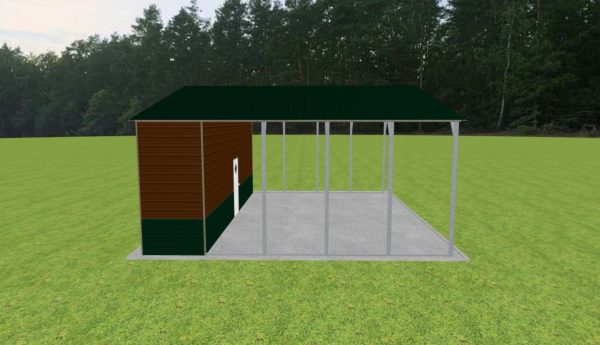 Carport with Storage 30 x 25 x 11 - Image 5