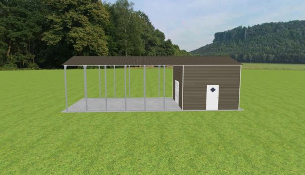 Carport with Storage 18 x 45 x 12 - Image 5