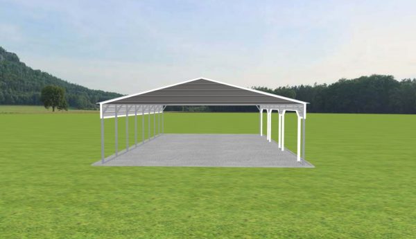 3 Car Carport 26 x 40 x 8 - Image 3