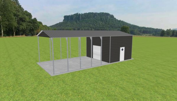 Carport with Storage 18 x 40 x 12 - Image 3