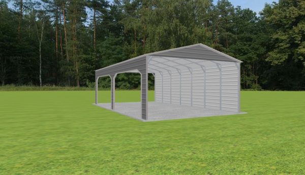 2 Car Carport 20 x 35 x 10 - Image 3