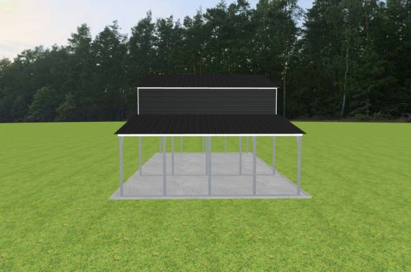 3 Car Carport 26 x 20 x 13 - Image 4