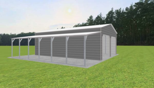 2 Car Carport 22 x 30 x 10 - Image 3