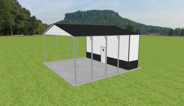 Carport with Storage 26 x 25 x 12