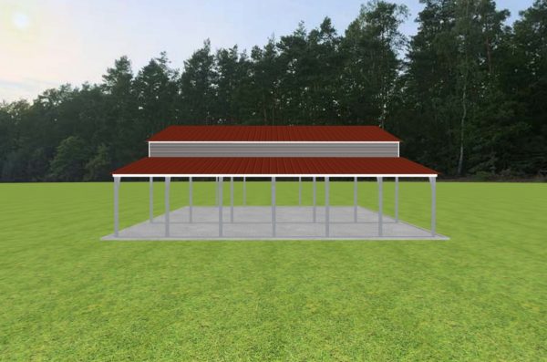 3 Car Carport 26 x 30 x 10 - Image 5