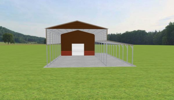 Carport with Storage 22 x 50 x 14 - Image 2