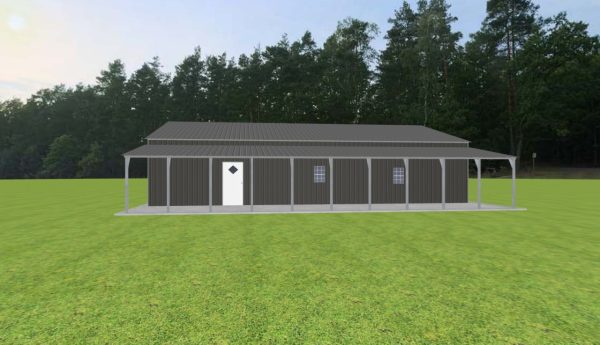 Garage with Lean To 38 x 50 x 10 - Image 2