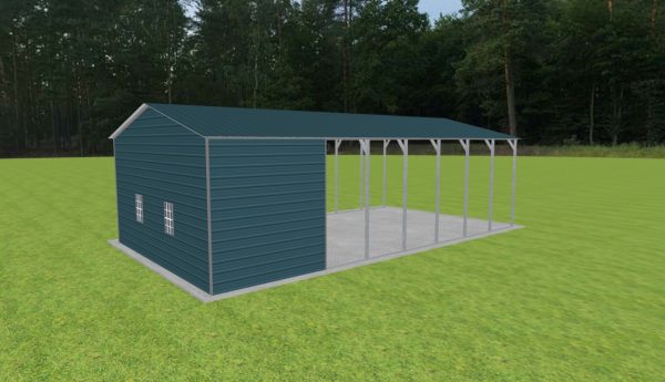 Carport with Storage 22 x 40 x 11 - Image 3