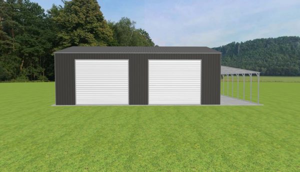 Garage with Lean To 34 x 50 x 16 - Image 3