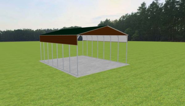 3 Car Carport 28 x 35 x 14