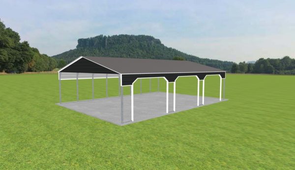 3 Car Carport 28 x 40 x 9