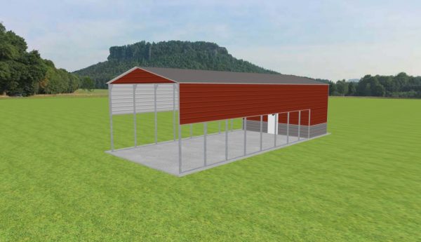 Carport with Storage 20 x 50 x 13