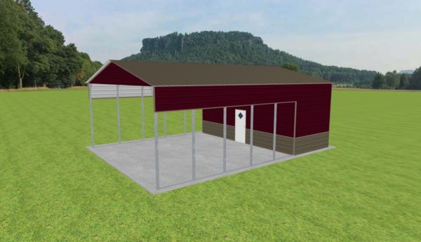 Carport with Storage 26 x 35 x 12