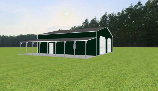 Garage with Lean To 40 x 40 x 12 - Image 2