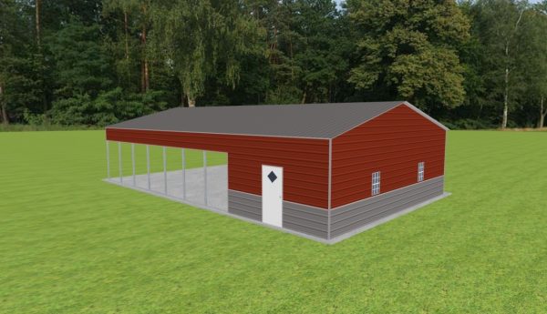 Carport with Storage 30 x 50 x 9 - Image 3