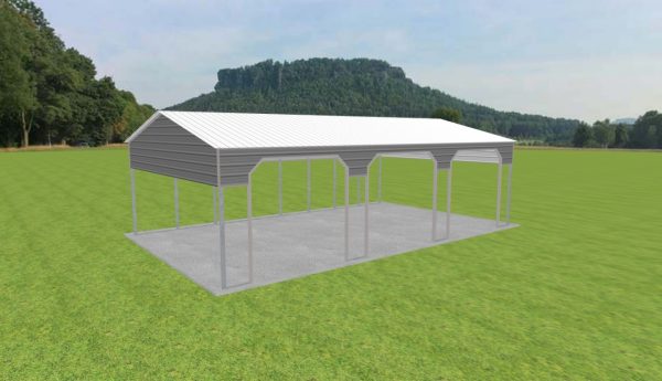 3 Car Carport 24 x 40 x 11