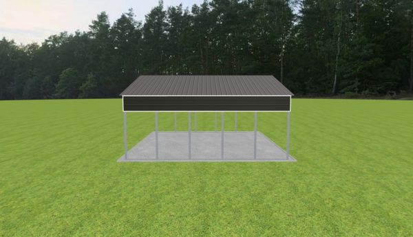 3 Car Carport 28 x 25 x 10 - Image 3