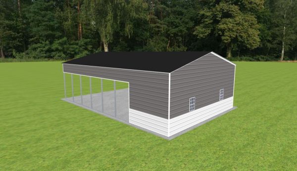 Carport with Storage 26 x 40 x 11 - Image 3