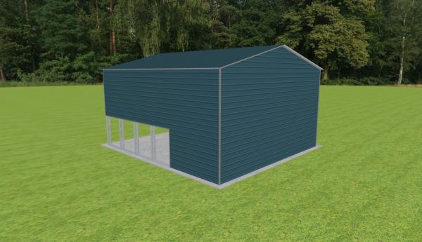 Carport with Storage 28 x 30 x 15 - Image 3