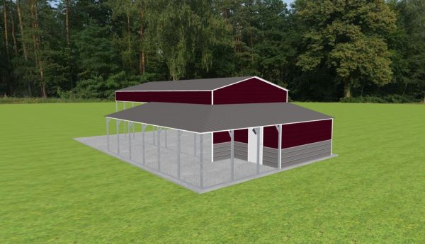 Carport with Storage 20 x 40 x 12 - Image 2