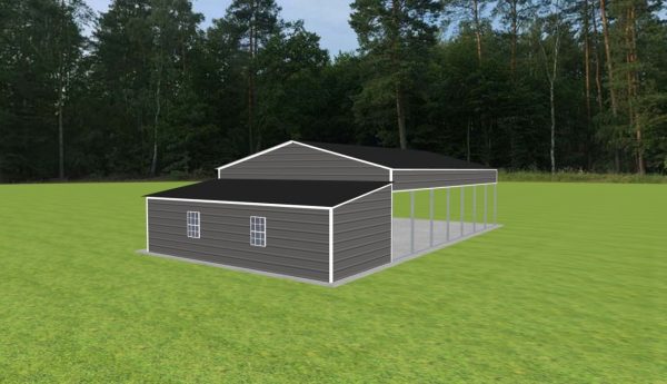 Carport with Storage 24 x 35 x 9 - Image 3