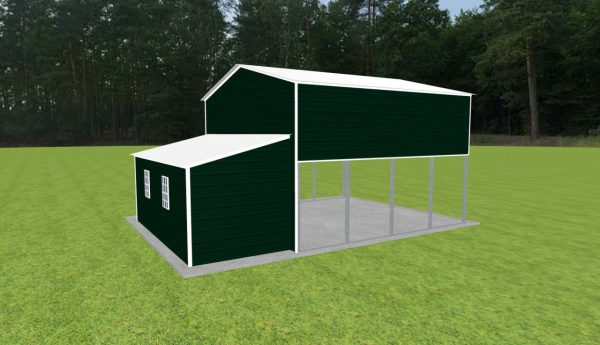 Carport with Storage 20 x 20 x 13 - Image 5