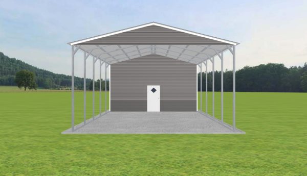 Carport with Storage 22 x 35 x 12 - Image 2