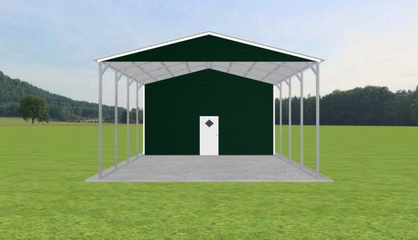 Carport with Storage 22 x 30 x 12 - Image 2