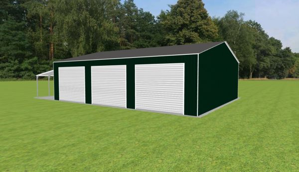 Garage with Lean To 44 x 55 x 14 - Image 3