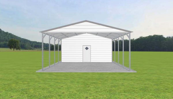 Carport with Storage 20 x 25 x 9 - Image 2