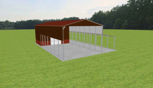 Carport with Storage 22 x 50 x 14 - Image 5