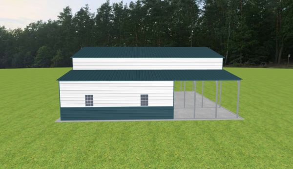 Carport with Storage 28 x 40 x 14 - Image 3