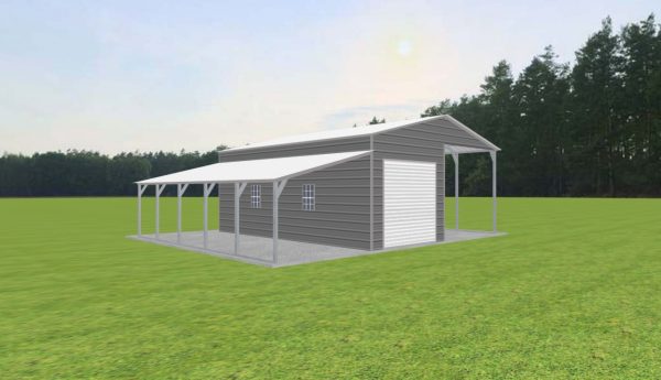 Carport with Storage 22 x 25 x 10 - Image 3