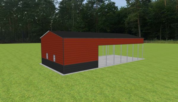 Carport with Storage 22 x 50 x 12 - Image 3